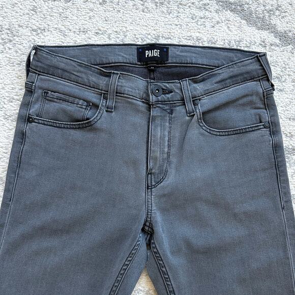 Paige Federal Slim Straight Leg Jeans Burnham Grey 29 x 31 - Picture 4 of 10